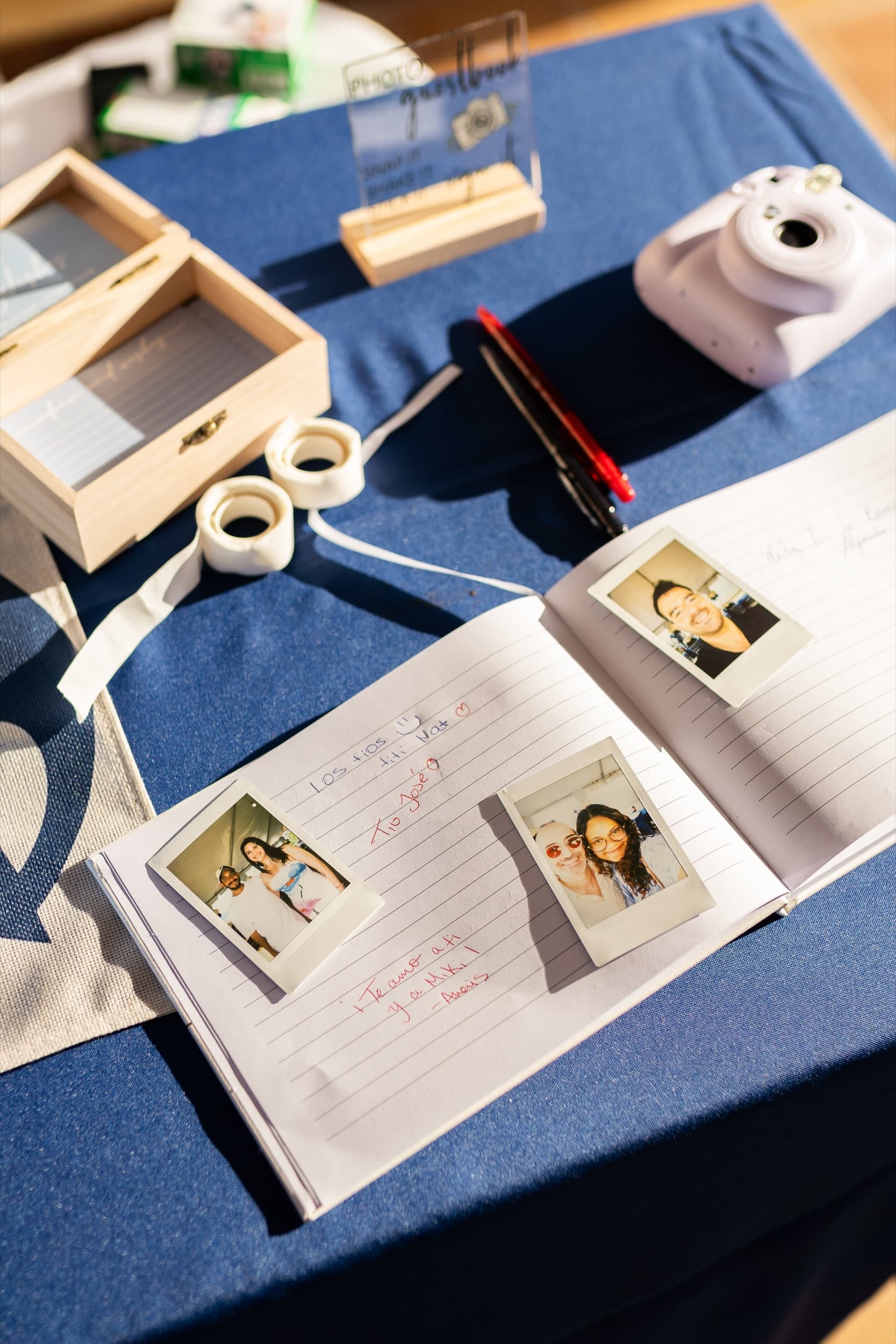 Custom favors and details at a baby shower