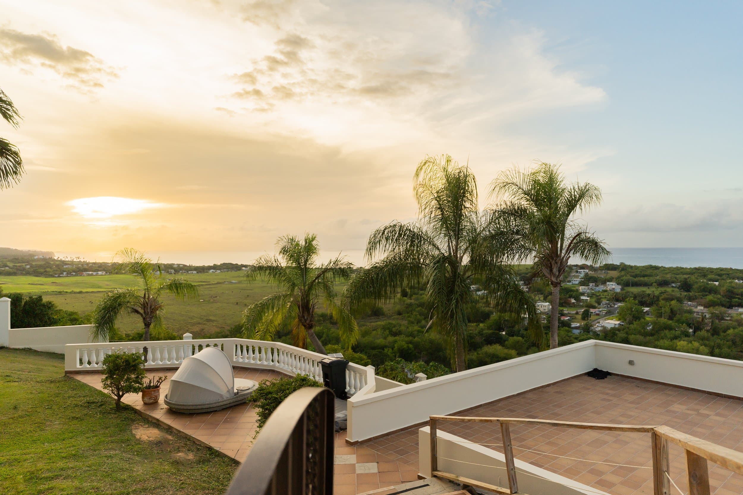 Sunset from the terrace of Casa Nakhla